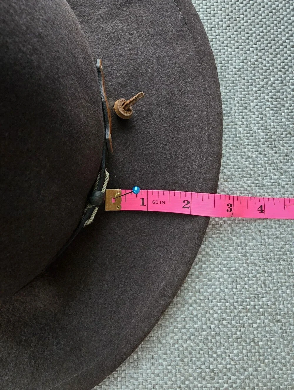 Stetson Woolwide Brown 100% Wool Crushable Western Cowboy Hat